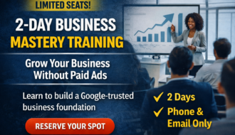 2 Day Business Mastery Training
